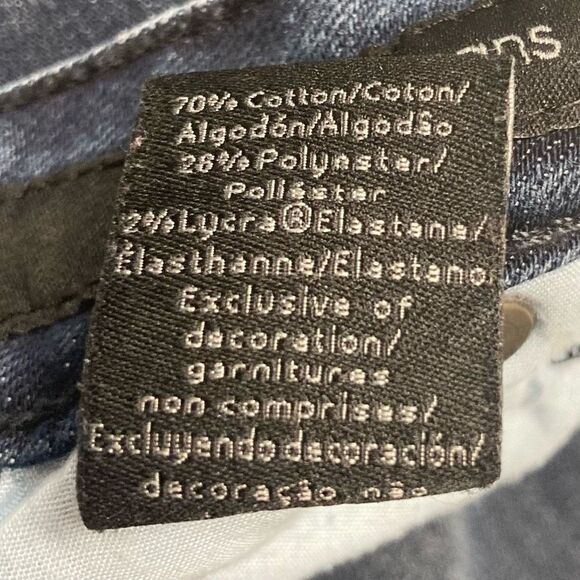 CALVIN KLEIN Curvy Boot‎ Jeans Size 16 /33 Inseam 28” Blue - Picture 5 of 9